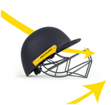 Masuri C Line Steel Cricket Batting Helmet - Junior - 26/27