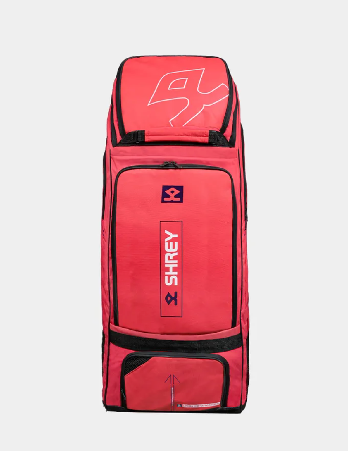 Shrey Legacy 80 Duffle Wheelie Cricket Bag - Radiant Red