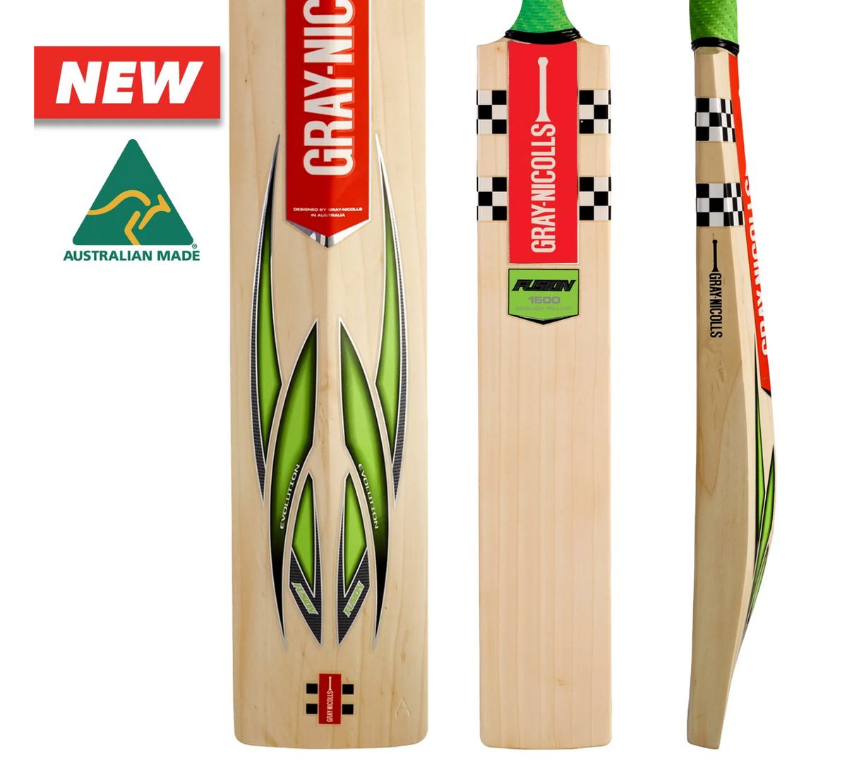 Gray Nicolls Fusion 1500 English Willow Cricket Bat - 25/26