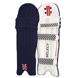 Gray Nicolls Select Cricket Batting Leg Guards - Navy - Ambi  - 26/27