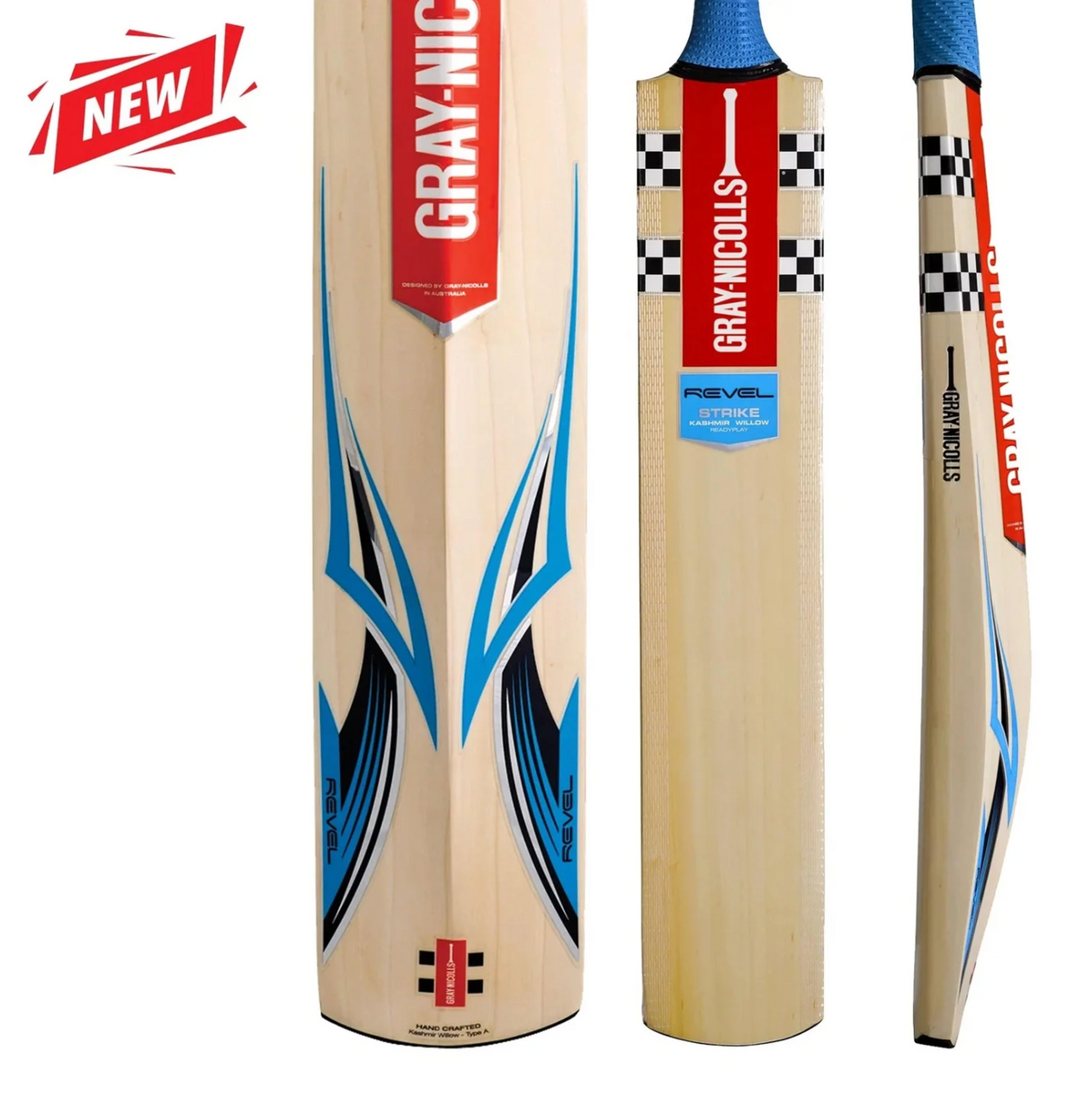 Gray Nicolls Revel Strike Kashmir Willow Junior Cricket Bat