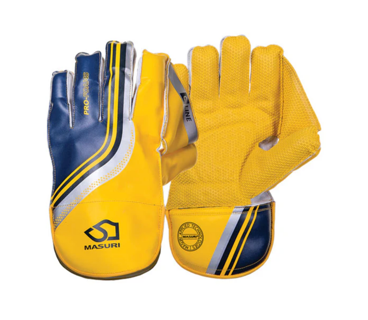 Masuri C Line Cricket Wicket Keeping Gloves - Senior - 26/27