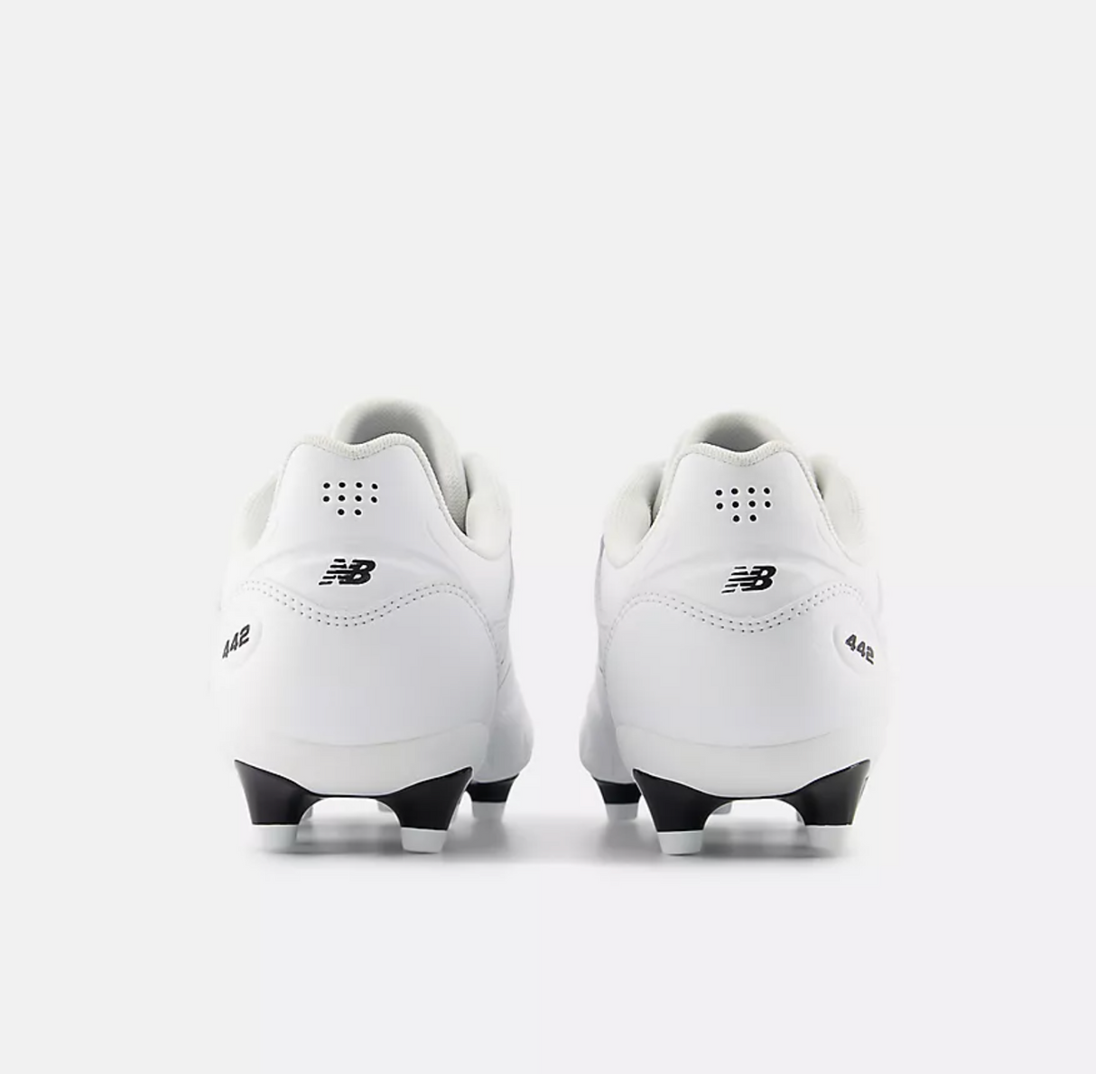 New Balance 442 Team FG V3 Men’s Football Shoes – White with Black (2E Wide Fit)
