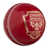 Gray Nicolls Crest Elite 2-Piece Cricket Ball - Red - 142g