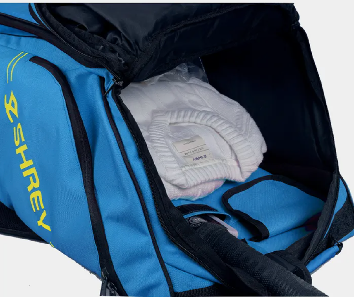 Shrey Legacy 80 Duffle Wheelie Cricket Bag – Brittany Blue