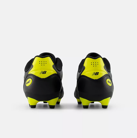 New Balance 442 Team FG V3 Men’s Football Shoes – Black with Punchy Yellow (2E Wide Fit)