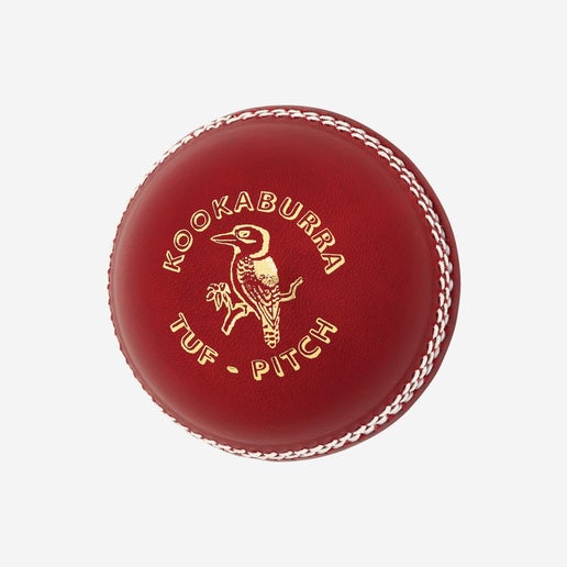 Kookaburra Tuf Pitch Cricket Ball - Cricket West - Red - 156g