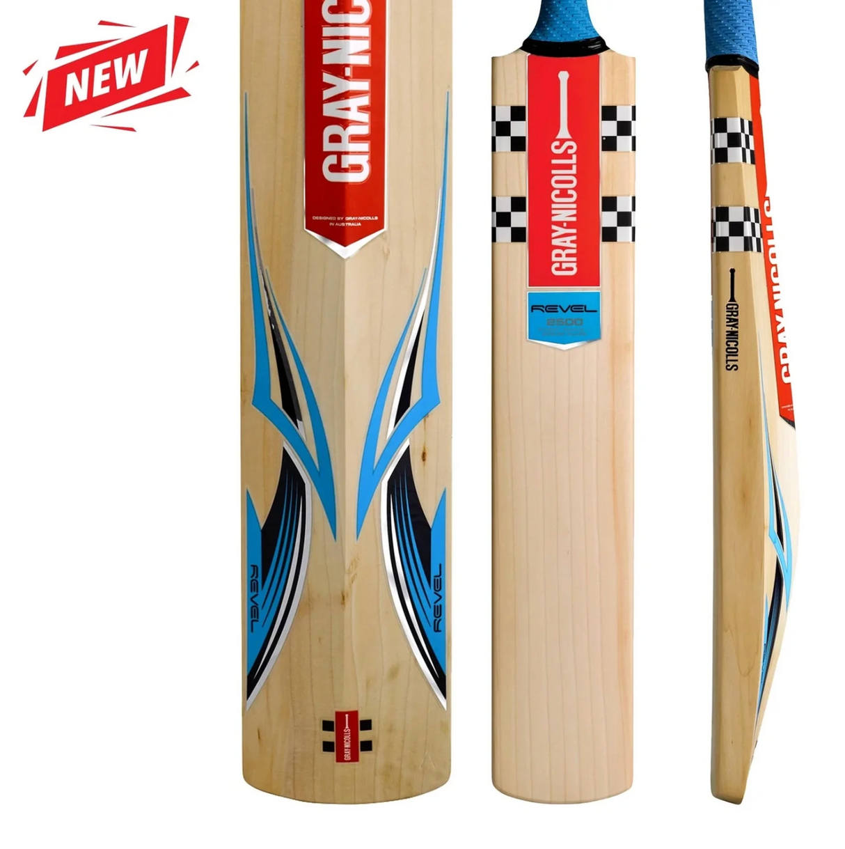 Gray Nicolls Revel 2500 English Willow Cricket Bat - SH