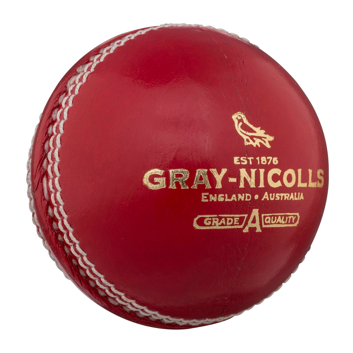 Gray Nicolls Crest Special 2 Piece Cricket Ball -  Red - 156g