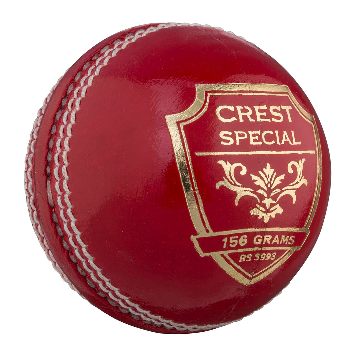 Gray Nicolls Crest Special 2 Piece Cricket Ball -  Red - 156g