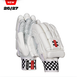 Gray Nicolls Silver Cricket Batting Gloves - 26/27