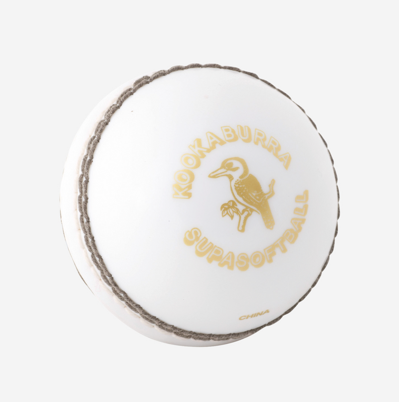 Kookaburra Softaball Cricket - Junior - White