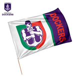 Fremantle Dockers Retro Game Day Flag – Official AFL Merchandise