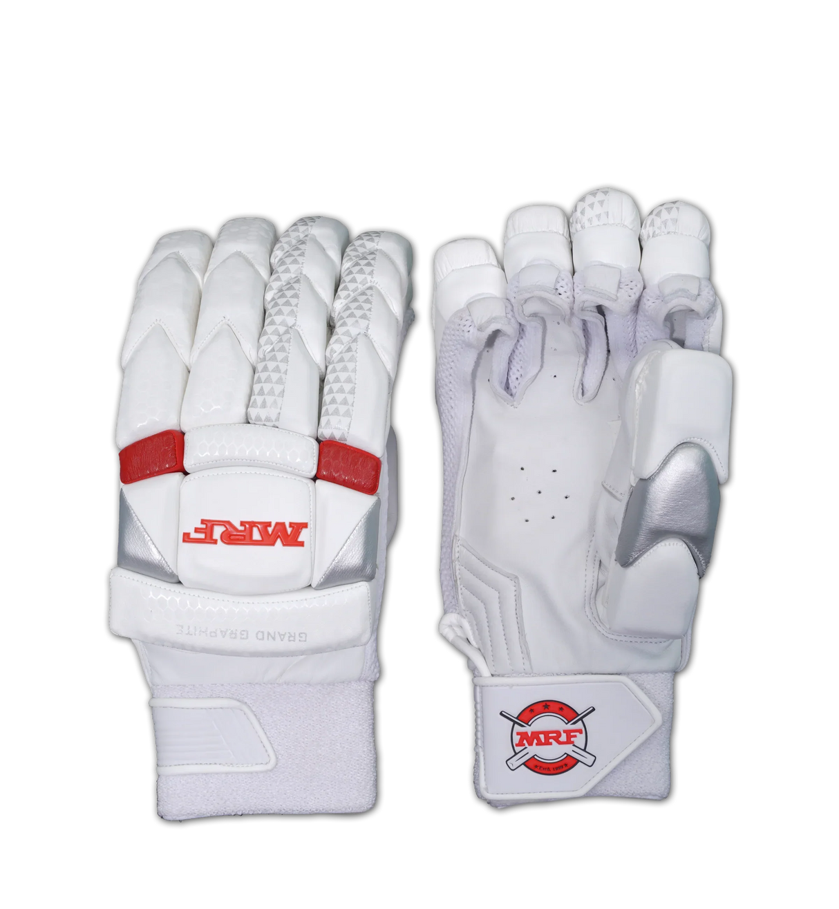 MRF Genius Grand Graphite Cricket Batting Gloves - Adult - LH