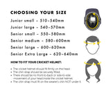 Masuri T Line Plus Titanium Cricket Helmet - Navy - Senior