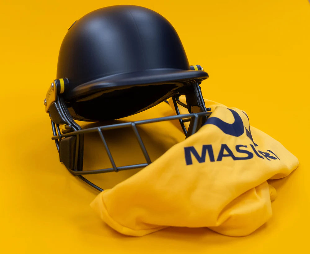 Masuri T Line Plus Titanium Cricket Helmet - Navy - Senior