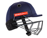 Gray Nicolls Junior Elite Cricket Helmet - With Neck Guard - Navy - 26/27