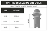 MRF Grand Graphite Cricket Batting Pads - Adult - LH