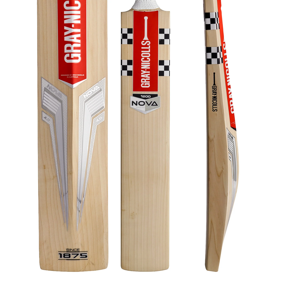 Gray Nicolls Nova 4.0 1200 English Willow Cricket Bat – Natural – LB -  (2026/27)