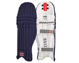 Gray Nicolls Silver Cricket Batting Leg Guards - Coloured - ARH - 26/27