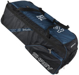 Shrey Pro Wheelie Cricket Bag – Black / Electric Blue - 26/27