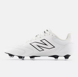 New Balance 442 Team FG V3 Men’s Football Shoes – White with Black (2E Wide Fit)