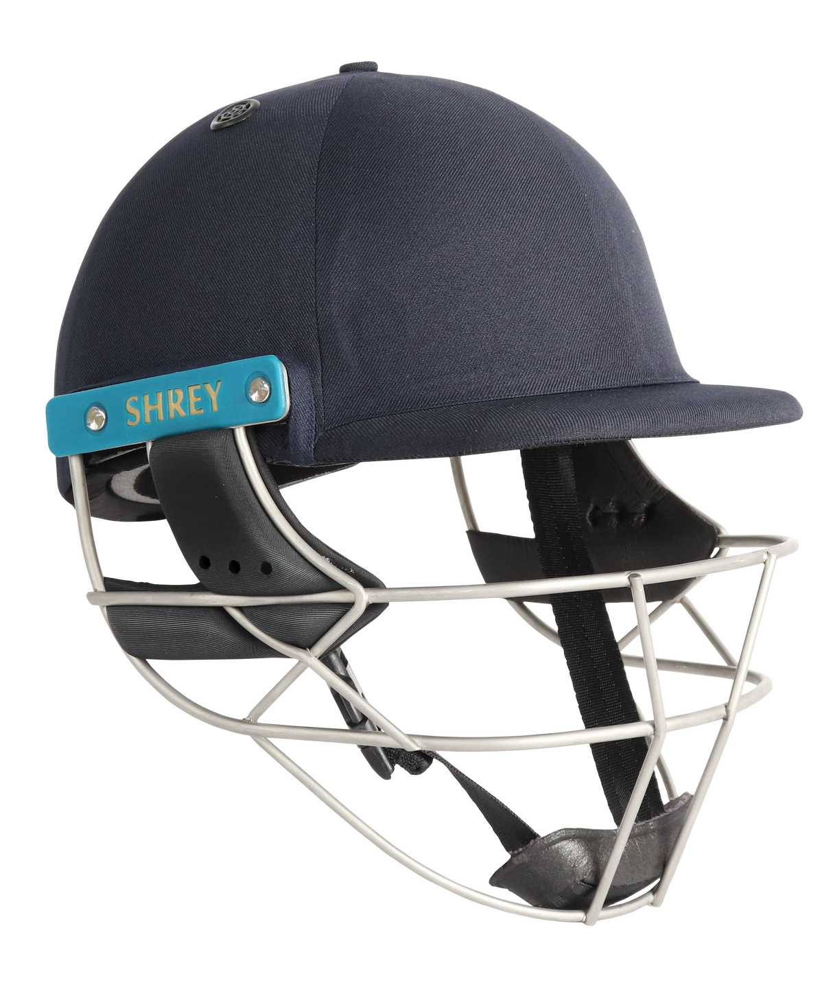 Shrey Master Class Air 2.0 Cricket Batting Helmet with Neck Guard - Stainless Steel - 26-27