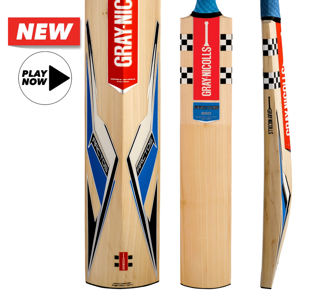 Gray Nicolls Arctos 950 EW Cricket Bat ( Play Now ) - SH - 25/26