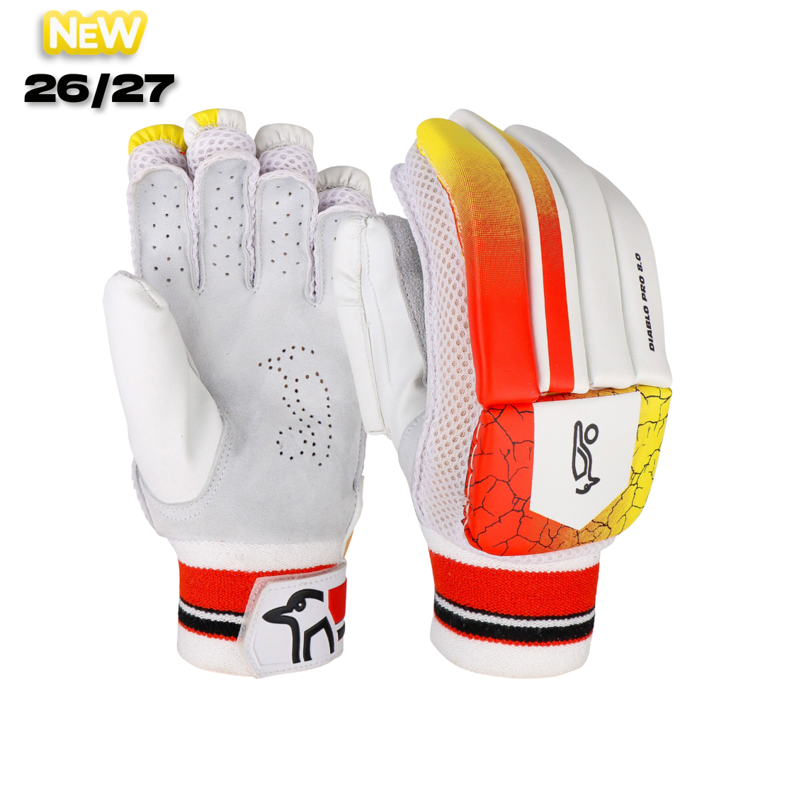 Kookaburra Diablo Pro 8.0 Cricket Batting Gloves - 26/27
