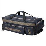 Kookaburra Pro 2.0 Cricket Wheelie Bag - Navy / Taupe - 26/27