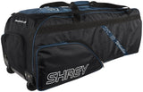 Shrey Pro Wheelie Cricket Bag – Black / Electric Blue - 26/27