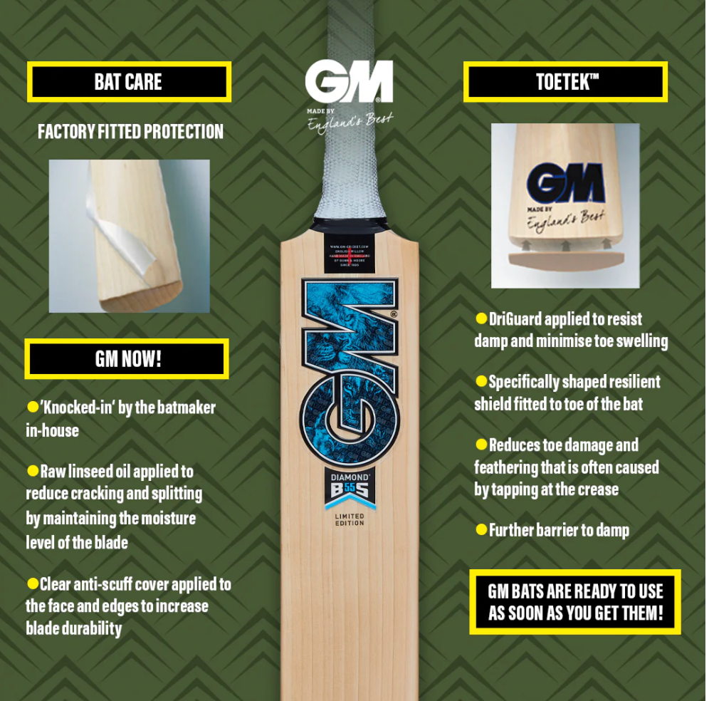 GM Flare 606 English Willow Cricket Bat – SH – 2026/27