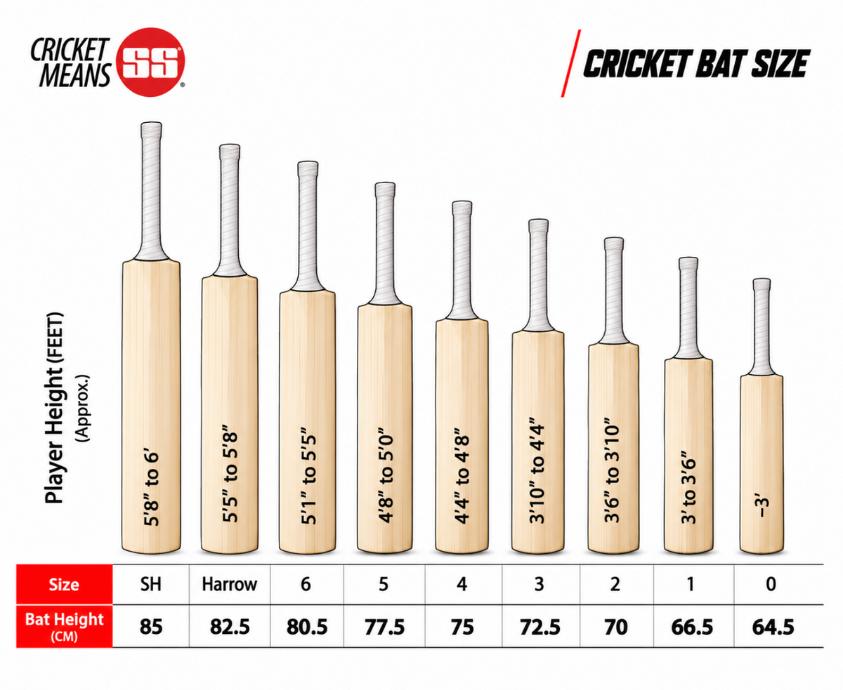 SS Master 1000 English Willow Cricket Bat – SH – 26/27