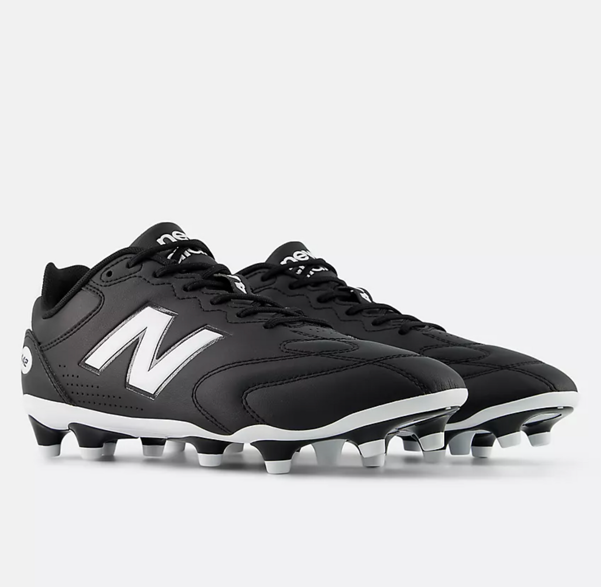 New Balance 442 Team FG V3 Men’s Football Shoes - Black with white - D Width