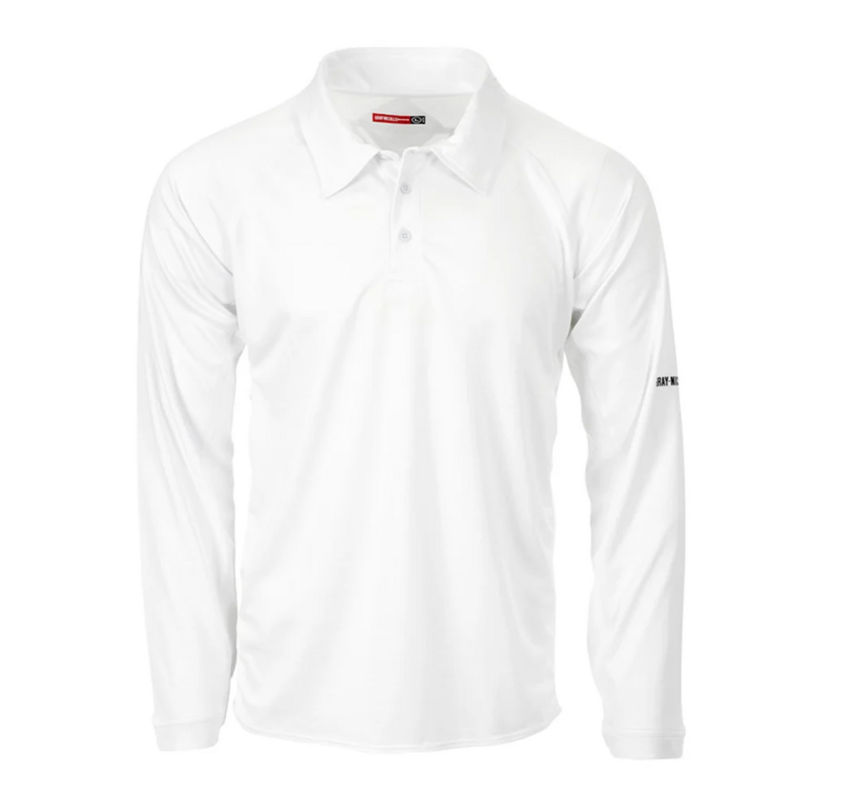Gray Nicolls Select XP Cricket Shirt - Mens - Long Sleeve - White  - 26/27