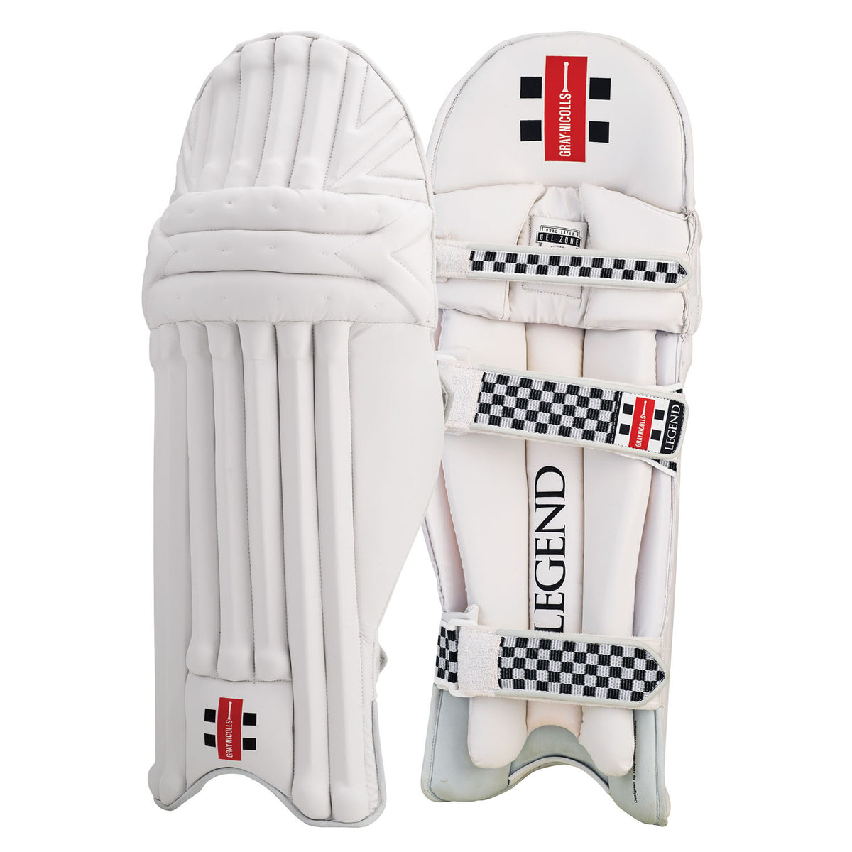 Gray Nicolls Legend Cricket Batting Leg Guards - 25/26 - Adult - RH