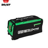 Gray Nicolls GN 700 Wheel Cricket Bag - Black/Green - 26/27