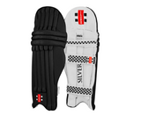 Gray Nicolls Silver Cricket Batting Leg Guards - Coloured - ARH - 26/27