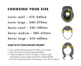 Masuri T Line Steel Cricket Batting Helmet - Senior - 26/27