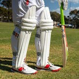 Gray Nicolls Select Cricket Batting Leg Guards - White - 26/27