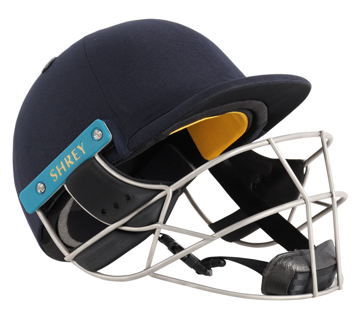 Shrey Master Class Air 2.0 Cricket Batting Helmet with Neck Guard - Stainless Steel - 26-27