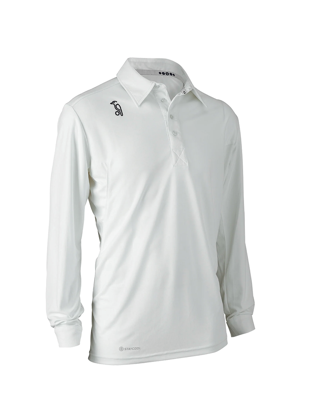 Kookaburra Pro Active Long Sleeve Cricket Shirt - White