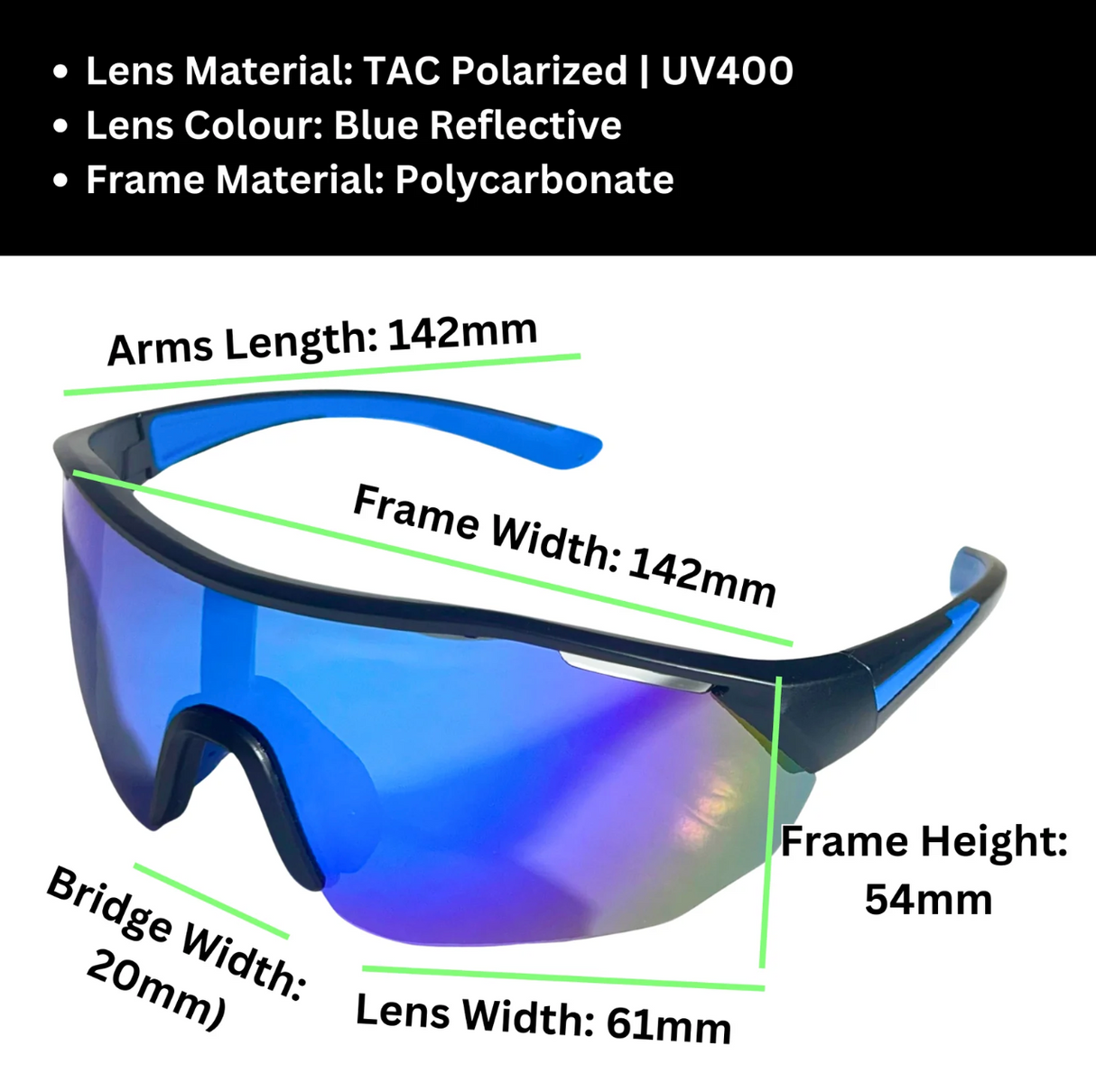 Sportiq ClarityX Sunglass – Sapphire
